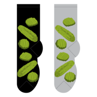 Foozys Ladies Socks - Dill Pickles