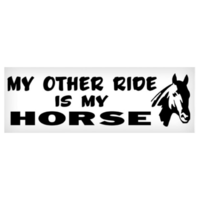 Vinyl Decal - My Other Ride is My Horse 3