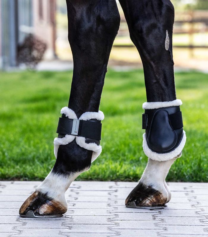 Synthetic Fur Lined Fetlock Boots