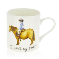 Fine Bone China Mug - I Love My Pony