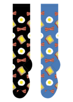 Foozys Knee High Socks - Bacon & Eggs