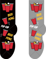 Foozys Mens' Socks - Beer Pong
