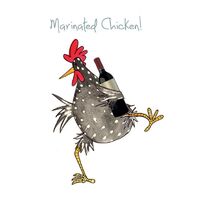 Foul & Wacky Card - Marinated Chicken