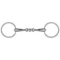 Loose Ring Solid Snaffle with Oval Link - 18 mm