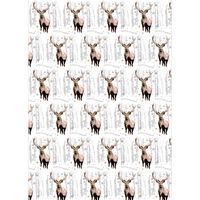 Gift Wrap & Tags - Snowflake Stag