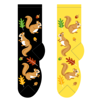 Foozys Ladies Socks - Squirrel