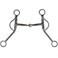 Sweet Iron Snaffle with Shanks & Copper Inlay
