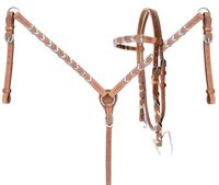 SM Argentina Leather Browband BC/Headstall Set