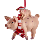 Pig & Piglet Ornament