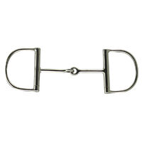 Large Dee Ring Light Weight Snaffle