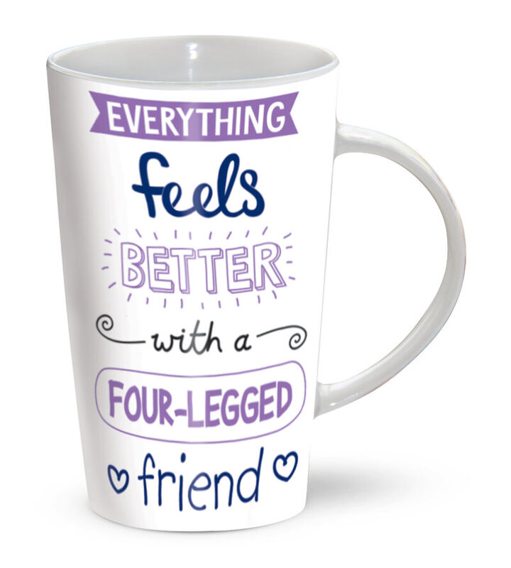 Latte Mug - Four-Legged Friends