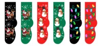 Foozys Ladies Socks - Christmas 2 - Pack of 3