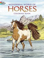 Wonderful World of Horses Colouring Book