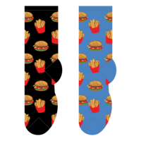 Foozys Mens' Socks - Burgers & Fries