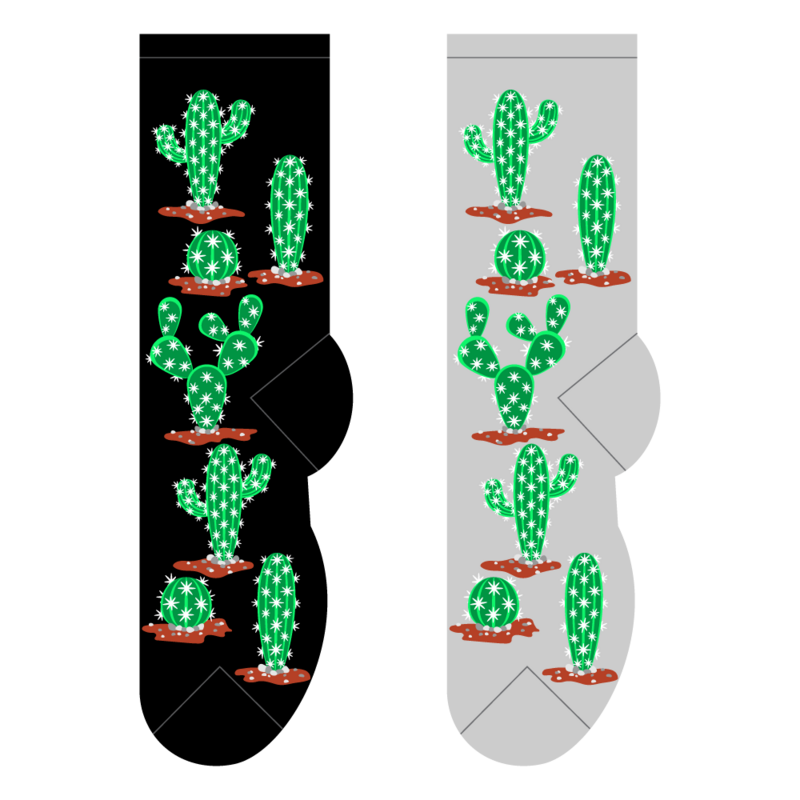 Foozys Ladies Socks - Cactus