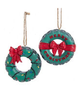 Tractor Tire Ornaments - Set of 2