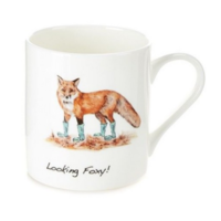 Fine Bone China Mug - Looking Foxy!