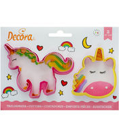 Unicorn Cookie Cutters - Set of 2
