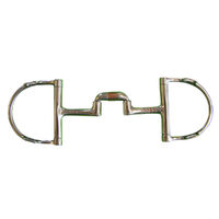 Robart Pinchless Dee Ring Snaffle with Low Port