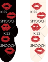Foozys Ladies Socks - Kiss & Smooch
