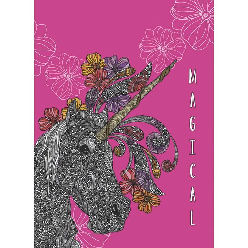 Birthday Card - Vibrant Unicorn