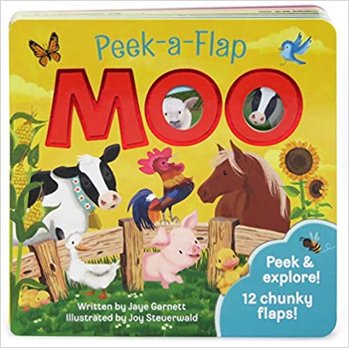 Moo: Chunky Peep-a-Flap Book