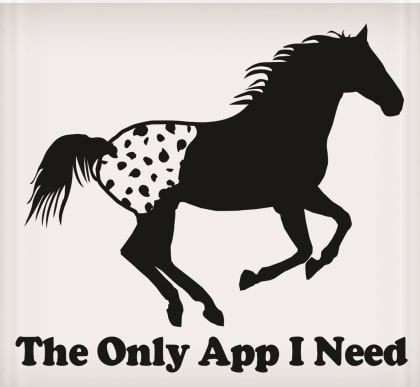 Vinyl Decal - The Only App I Need - 6