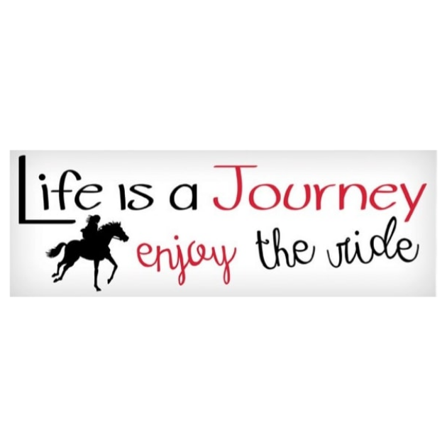 Vinyl Decal - Life is a Journey, Enjoy the Ride - 3