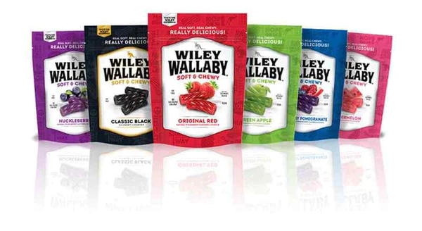 Wiley Wallaby Soft & Chewy Licorice