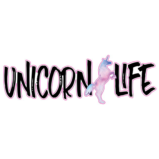 Vinyl Decal - Unicorn Life 3