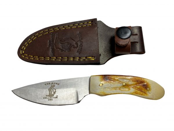 Bone Collector Knife with Painted Handle
