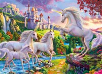 Unicorn Castle 1000 Piece Puzzle