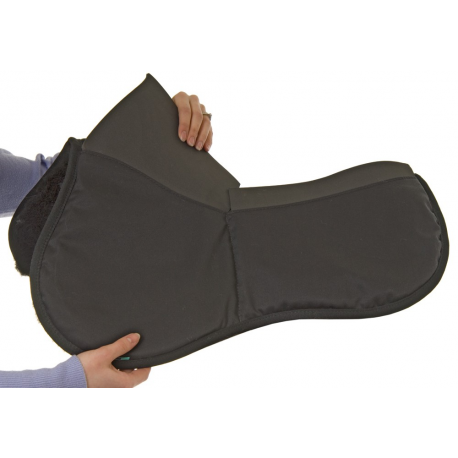 HiWither 2-Pocket Shimmable Half Pad with Wool