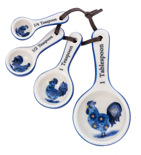 Blue Rooster Measuring Spoons