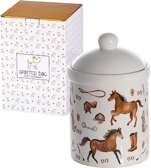 Spotted Dog Ceramic Jar - Horse ETA September