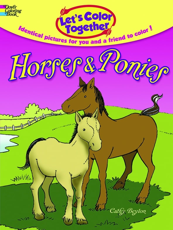 Let's Colour Horses and Ponies
