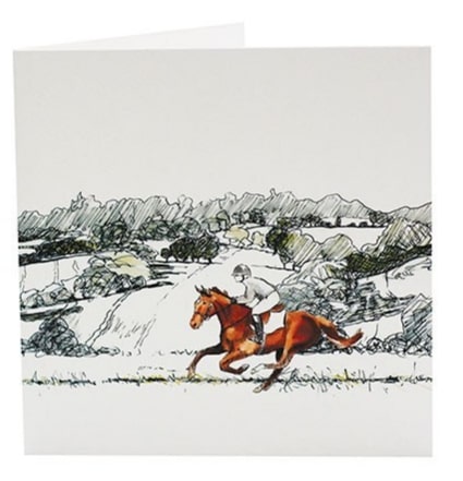 Greeting Card - Early Morning Gallop