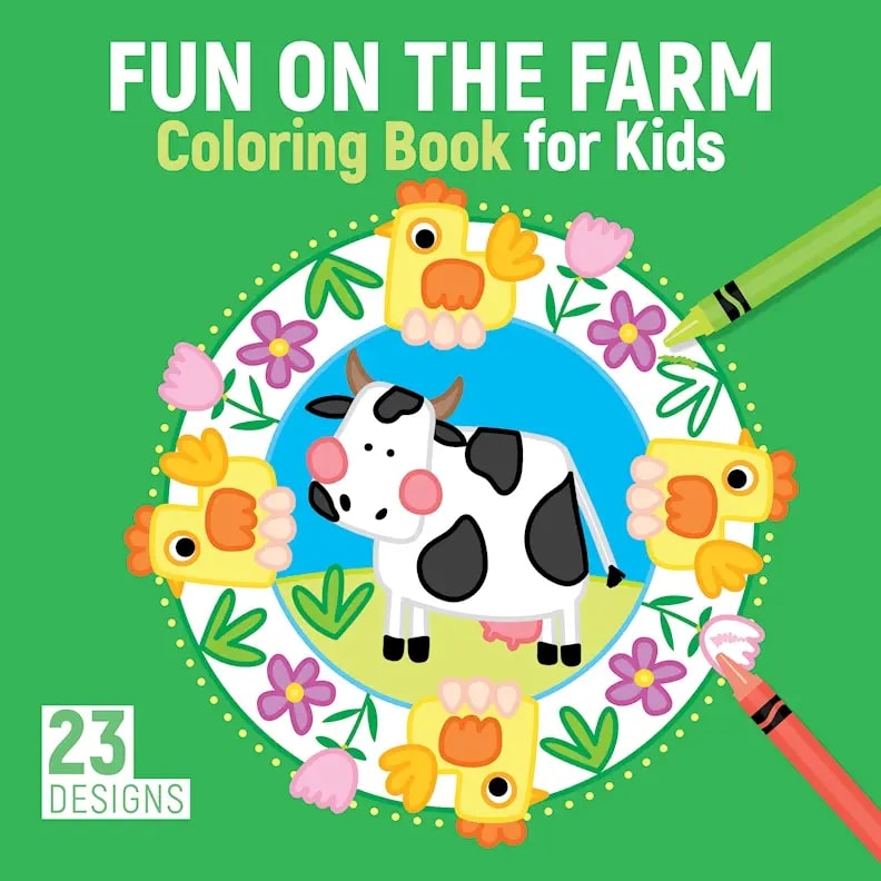 Fun On The Farm Colouring Book for Kids