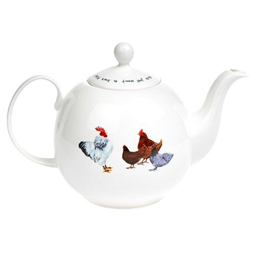 Fine Bone China Teapot - Girls Just Want to Have Fun!