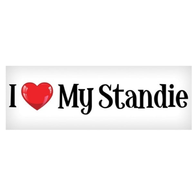 Vinyl Decal - I Love My Standie - 3