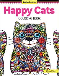 Happy Cats Colouring Book