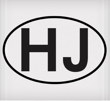 Vinyl Decal - HJ Oval