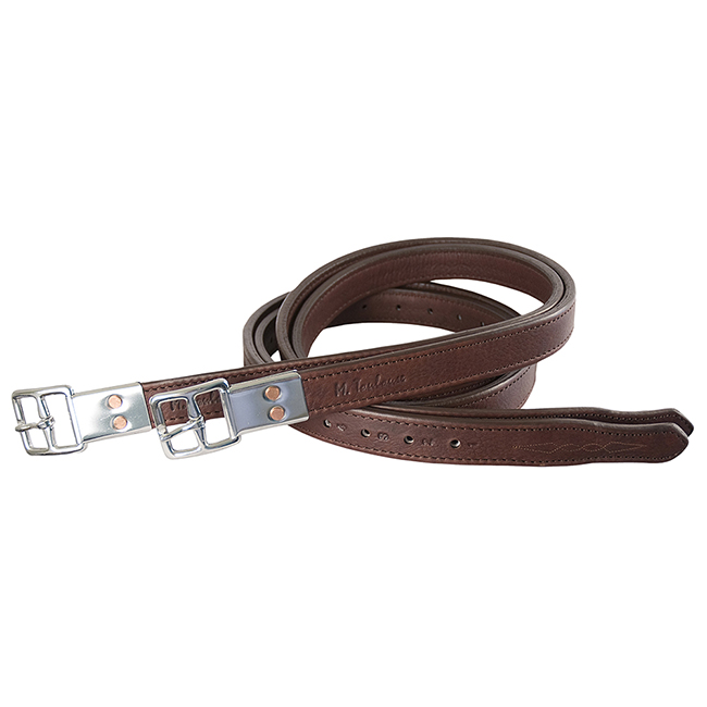 M. Toulouse Platinum Double Leather Stirrup Leathers