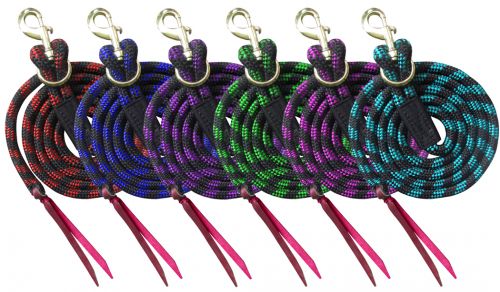 Showman 8' Braided Lead Rope with Removeable Snap