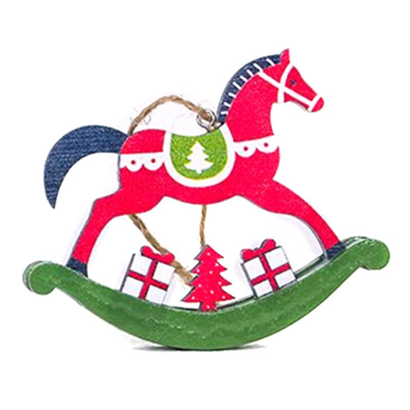 Rocking Horse Ornament - Red