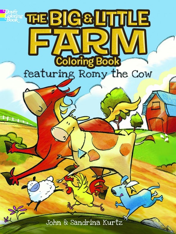 The Big & Little Farm Colouring Book