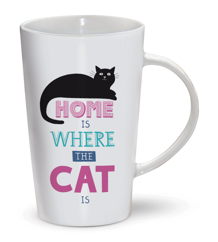 Latte Mug - Where the Cat Is