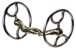 Nunn Finer Shaped Cartwheel Snaffle with Oval Link